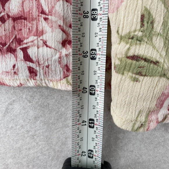 Lara Prairie Dress Women Large Cottegecore Floral Midi Button Rayon Southwestern - Picture 13 of 14